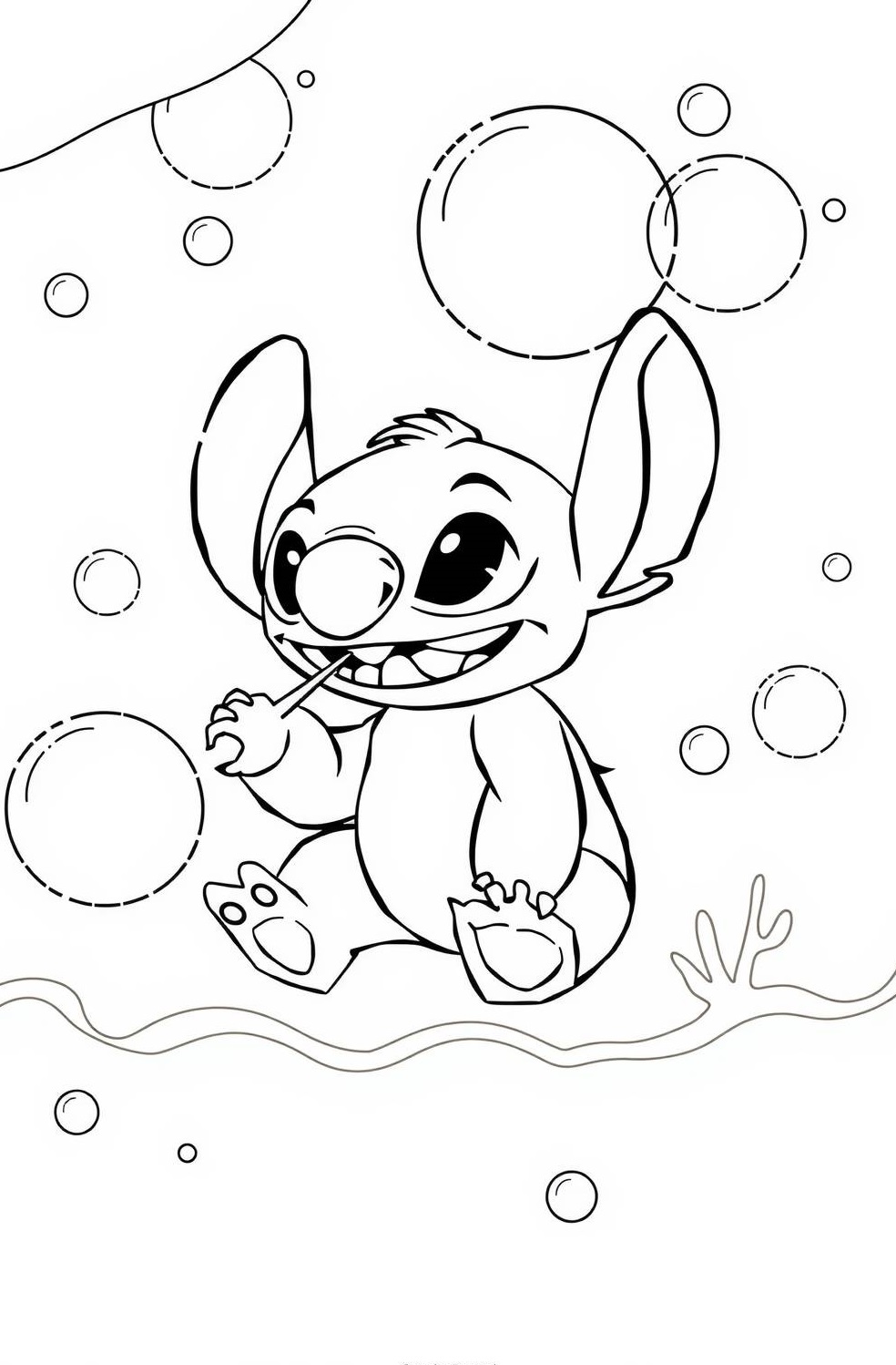 Stitch Coloring Pages