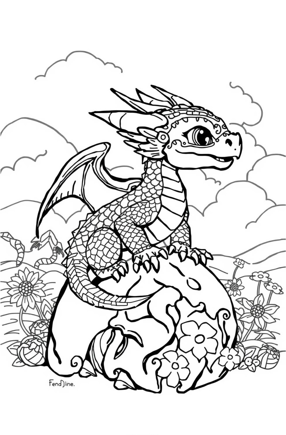 Dragon Coloring Pages